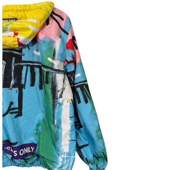 Members Only Jean Michel Basquist A Panel Of Experts Full Zip Windbreaker Jacket - Picture 6 of 11